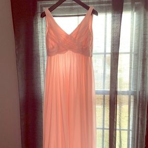 David’s bridal petal pink size 6 dress